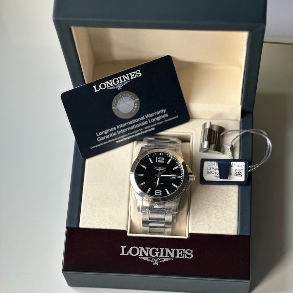 Longines Conquest, size 41 mm, reference L3.759.4.58.6